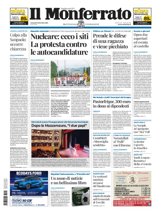 Il Monferrato - Edizione 94 del 15/12/2023